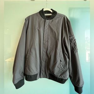 Banana Republic Bomber Jacket - Dark Grey.